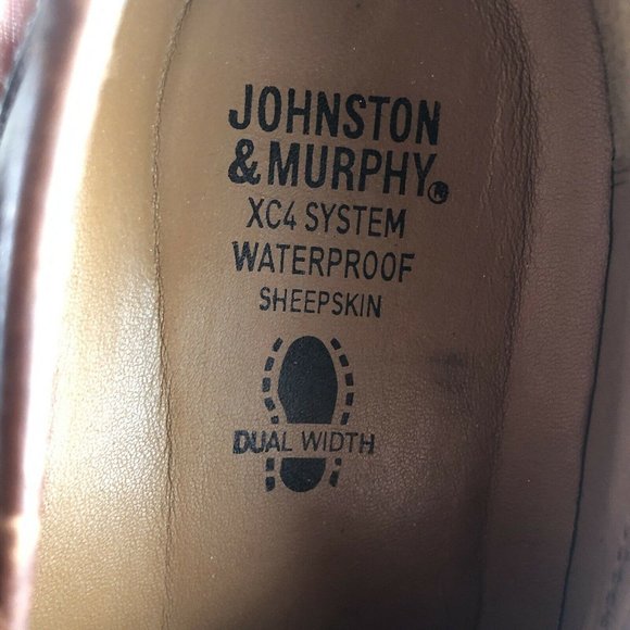 Johnston & Murphy Dark Brown Leather Derbys main image 4